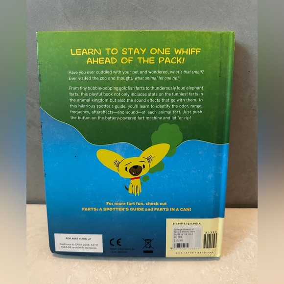 Farts in the Wild : A Spotter's Guide by H. W. Smeldit (2012, Hardcover) WORKS - Picture 2 of 4